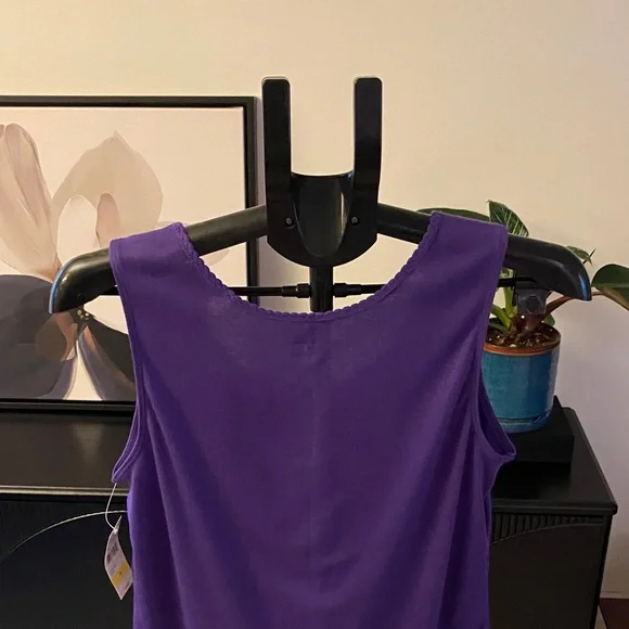 Studio Works Rich Purple Tank Top - Picture 5 of 6